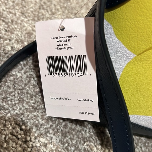 NWT Kate Spade Lemon Zest Dome Bag with Matching Micro Trifold Wallet - Picture 2 of 10